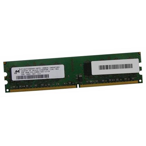 2Go RAM Micron MT16HTF25664AY-667E1 DIMM DDR2 PC2-5300U 667Mhz 2Rx8 1.8v CL5