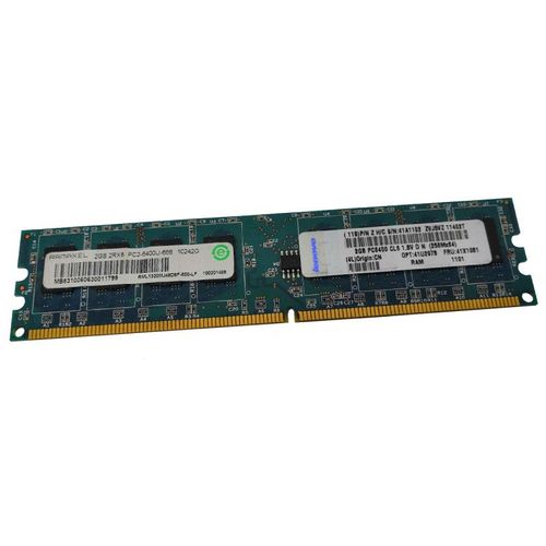 2Go RAM RAMAXEL RML1320MJ48D8F-800-LF DDR2 PC2-6400U 800Mhz 2Rx8 240Pin 1.8v CL6