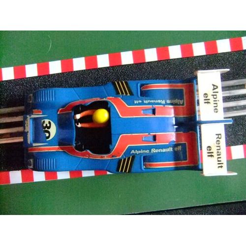 Scalextric Exin Renault Alpine 2000 Turbo Bleu Ref.4053 Made In Spain-Scalextric