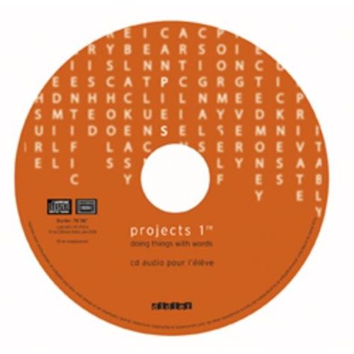 Anglais 1e Projects - Cd Élève De Remplacement (1 Cd Audio)