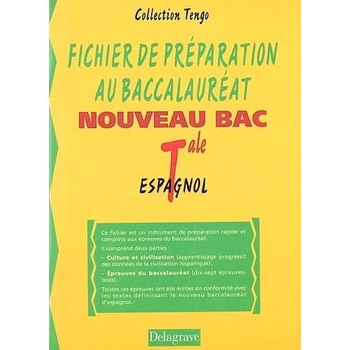 Fichier De Préparation Au Nouveau Baccalauréat Nouveau Bac Tle Espagnol