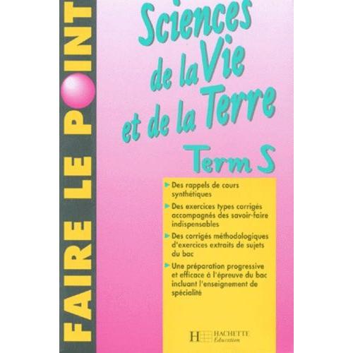 Sciences De La Vie Et De La Terre, Term S