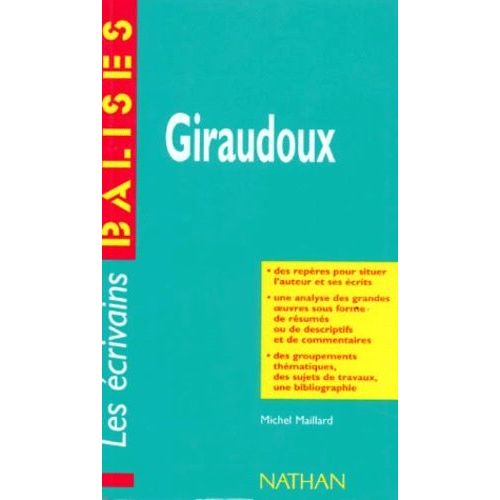 Giraudoux - Des Repères Pour Situer L'auteur