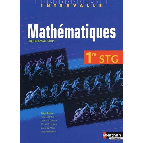 Mathématiques 1e Stg