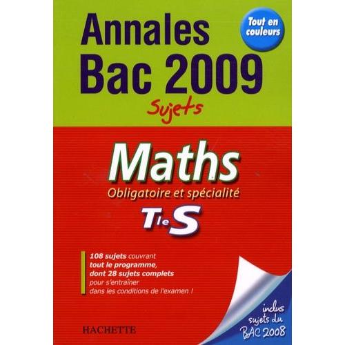 Maths Obligatoire Et Spécialité Tle S - Sujets