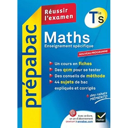 Prépabac Mathématiques Enseignement Obligatoire Tle S