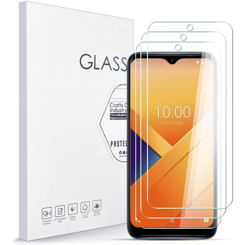 Protecteur D'écran Pour Wiko Y81 Verre Trempé Dureté 9h, Anti Rayures, Anti Traces De Doigts, Sans Bulles, Ultra Résistant, Protecteur D'écran Wiko Y81 3 Pack