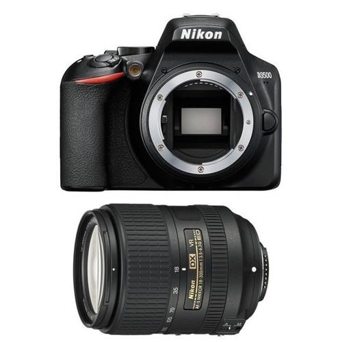 NIKON D3500 reflex 24.2 mpix Black + objectif AF-S 18-300MM F3.5-6.3G ED VR DX