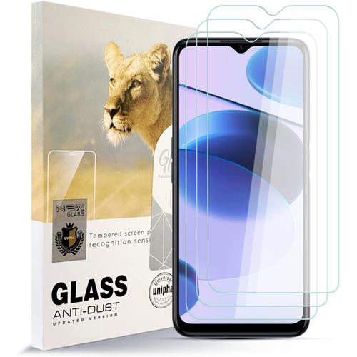 Protecteur D'écran En Verre Trempé Pour Realme C35 Premium En Verre Trempé De 0.2mm 9h De Dureté 2.5d, Anti-Rayures, Sans Bulles 3 Pièces