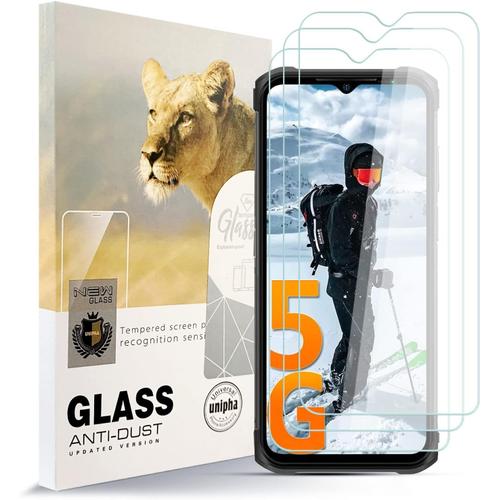 Protecteur D'écran En Verre Trempé Pour Ulefone Armor 12 5g Film De Verre De Qualité Supérieure 0,3 Mm Dureté 9h 2,5d, Anti Rayures, Sans Bulles 3 Pièces