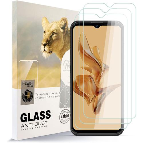 Protecteur D'écran En Verre Trempé Pour Ulefone Armor 17 Pro Premium En Verre Trempé De 0.2mm 9h De Dureté 2.5d, Anti-Rayures, Sans Bulles 3 Pièces