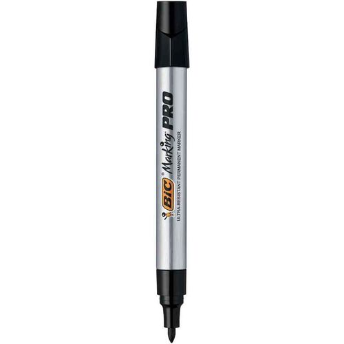 Bic Bic Marqueur Permanent Pro, Pointe Ogive, Noir