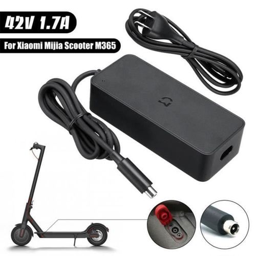 Chargeur Ht-A09-71w Pour Trottinette Xiaomi Mijia M365 42 V 1.7a