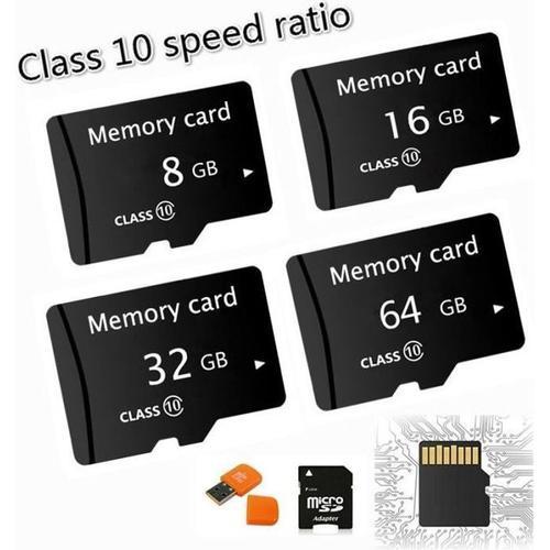 128 Go Carte mmoire MicroSD TF Class10 haute capacit Micro SD TF Noir
