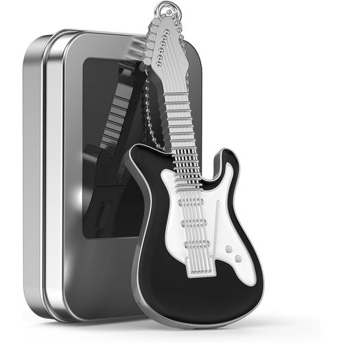 128 Go Cl USB 2.0 Pen Drive Cle USB Noir Guitare Mtal Clef USB 128Go Disque Flash USB avec Coffret Cadeau pour Professeur/Mre/Pre by