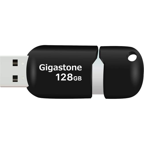 128 Go Cl USB 2.0 V10 Srie, Cl Rtractable pour PC Ordinateur Portable MacBook, Compatible avec Windows Mac Linux, USB 2.0 Flash Drive Stockage Rotation Disque Mmoire Stick - Noir