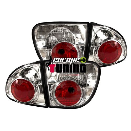 Feux Arrieres A Leds Noirs Et Chrome Pour Seat Leon 1m 1999-2005