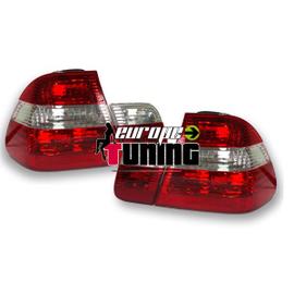 2 FEUX ARRIERE BMW SERIE 3 E46 TOURING 9/2001-2/2005 325i 328i 330i BLANC ROUGE 