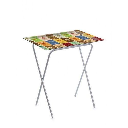 Don Hierro - Table Pliante Avec Plateau Amovible, Petite Table D'appoint Pliante Pour Cuisine, Camping, Terrasse, Jardin, Ada-20