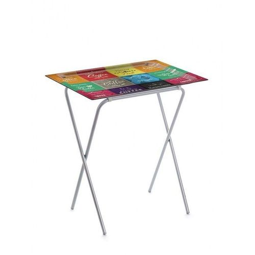 Don Hierro - Table Pliante Avec Plateau Amovible, Petite Table D'appoint Pliante Pour Cuisine, Camping, Terrasse, Jardin, Ada-23