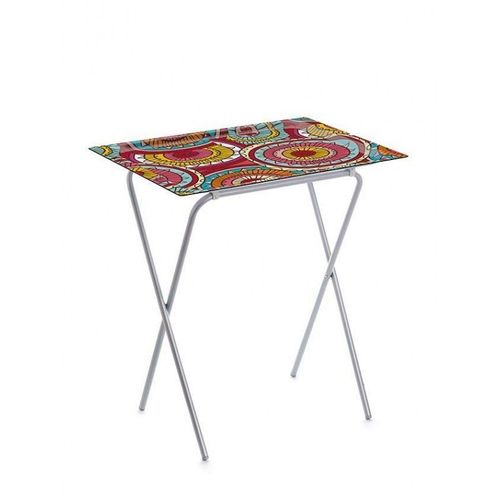 Don Hierro - Table Pliante Avec Plateau Amovible, Petite Table D'appoint Pliante Pour Cuisine, Camping, Terrasse, Jardin, Ada-29