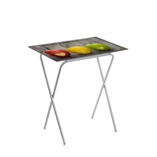 Don Hierro - Table Pliante Avec Plateau Amovible, Petite Table D'appoint Pliante Pour Cuisine, Camping, Terrasse, Jardin, Ada-42