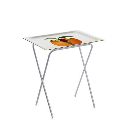 Don Hierro - Table Pliante Avec Plateau Amovible, Petite Table D'appoint Pliante Pour Cuisine, Camping, Terrasse, Jardin, Ada-43