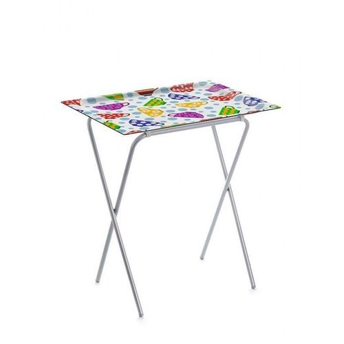 Don Hierro - Table Pliante Avec Plateau Amovible, Petite Table D'appoint Pliante Pour Cuisine, Camping, Terrasse, Jardin, Ada-47