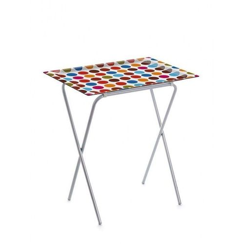 Don Hierro - Table Pliante Avec Plateau Amovible, Petite Table D'appoint Pliante Pour Cuisine, Camping, Terrasse, Jardin, Ada-53
