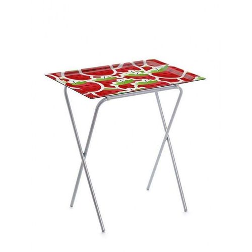 Don Hierro - Table Pliante Avec Plateau Amovible, Petite Table D'appoint Pliante Pour Cuisine, Camping, Terrasse, Jardin, Ada-57