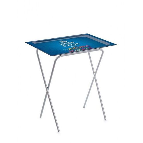 Don Hierro - Table Pliante Avec Plateau Amovible, Petite Table D'appoint Pliante Pour Cuisine, Camping, Terrasse, Jardin, Ada-61