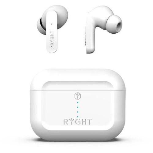 Ecouteurs sans fil Bluetooth - RYGHT - PULSE ANC - Blanc