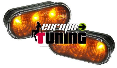 Repetiteurs Clignotants Volkswagen Vw Led Noirs Golf 3 & 4 Seat Et Ford