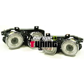 Phares Feux Avants Angel Eyes Tuning Bmw Serie 7 E32 Et Serie 5 E34