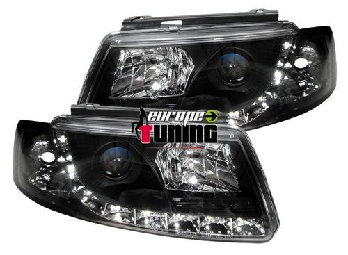 Phares Feux Avants Devil Eyes Noirs Volkswagen Vw Passat 3b