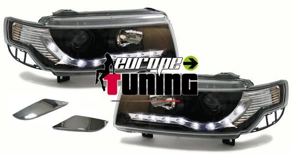 Phares Feux Avants Devil Eyes Noirs Vw Volkswagen Passat 35i B4