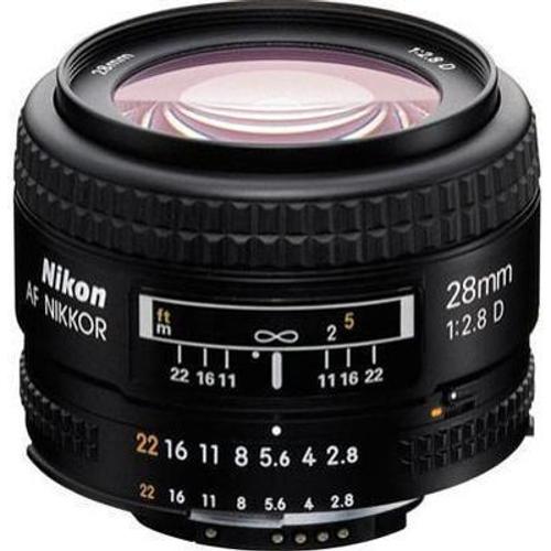NIKON - Objectif Nikon AF Nikkor - 28mm F/2.8D - Noir