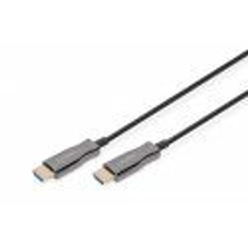 Digitus Câble De Fibre Optique Hybride Hdmi Aoc, Uhd 4k, 15 M