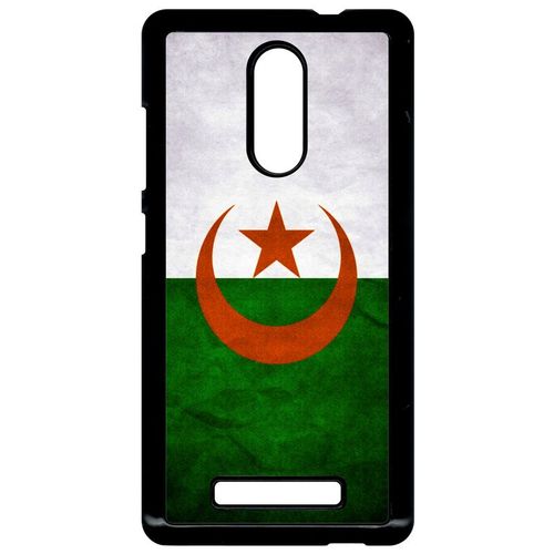 Coque Xiaomi Redmi Note 3 - Drapeau Algérie - Noir