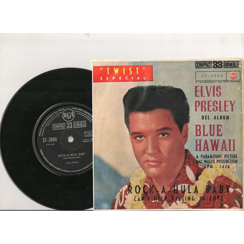 Rock A Hula Baby Compact 33 Single Espagne 1961 Rca 37-2080