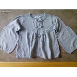 Gilet Gris Clair Chiné - Tapeal'oeil...- T 2ans
