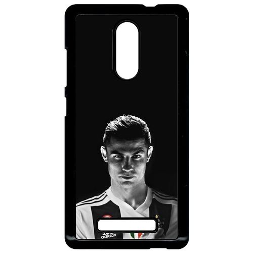 Coque Xiaomi Redmi Note 3 - Ronaldo Juventus Foot Noir Et Blanc - Noir