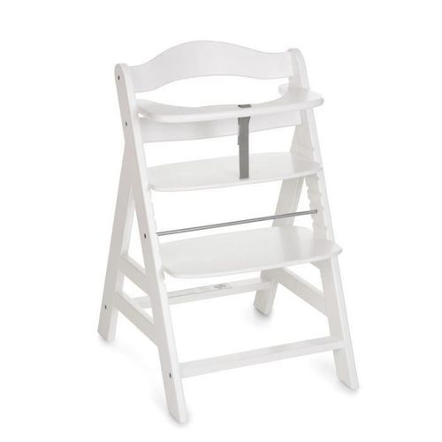 Chaise Haute En Bois Pour Bebe Evolutive Alpha + White - Hauck