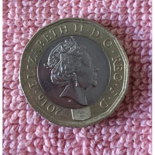 Pièce One Pound Elizabeth Ll D.G Rec F.D 2016