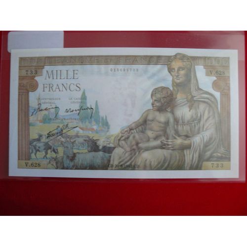 Billet 1000 Francs Deesse Demeter 20.06.1942 Neuf