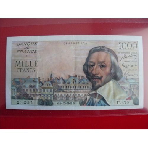 Billet De 1000 Francs Richelieu 04.10.1966 Sup