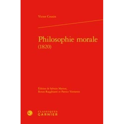 Philosophie Morale (1820)