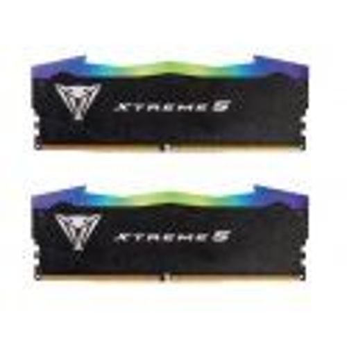 Patriot D532GB 7600-36 Viper Xtreme5 RGB K2 PAT PVXR532G76C36K (2 x 16GB, 7600 MHz, RAM DDR5, DIMM), Mémoire vive, Bleu, Rouge, Vert