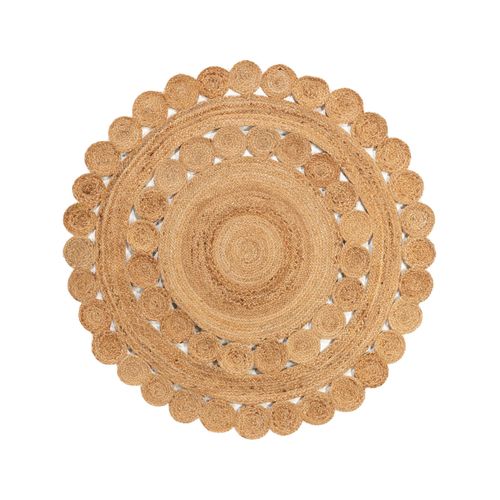 Benuta Naturals Tapis De Jute Jutta Marron Clair Diamètre 120 Cm Rond