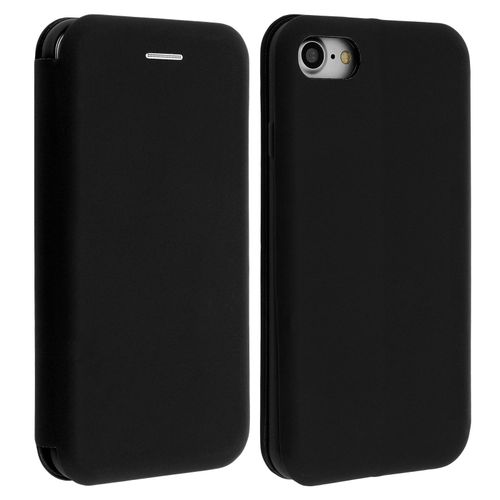 Housse Iphone Se 2022 / 2020 Et 8 / 7 Étui Porte-Carte Fonction Stand Noir